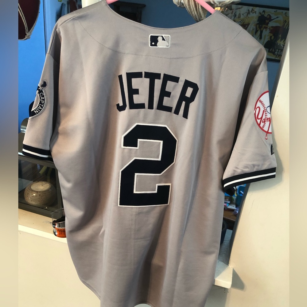 Derek Jeter “Cooperstown Collection” Away Jersey